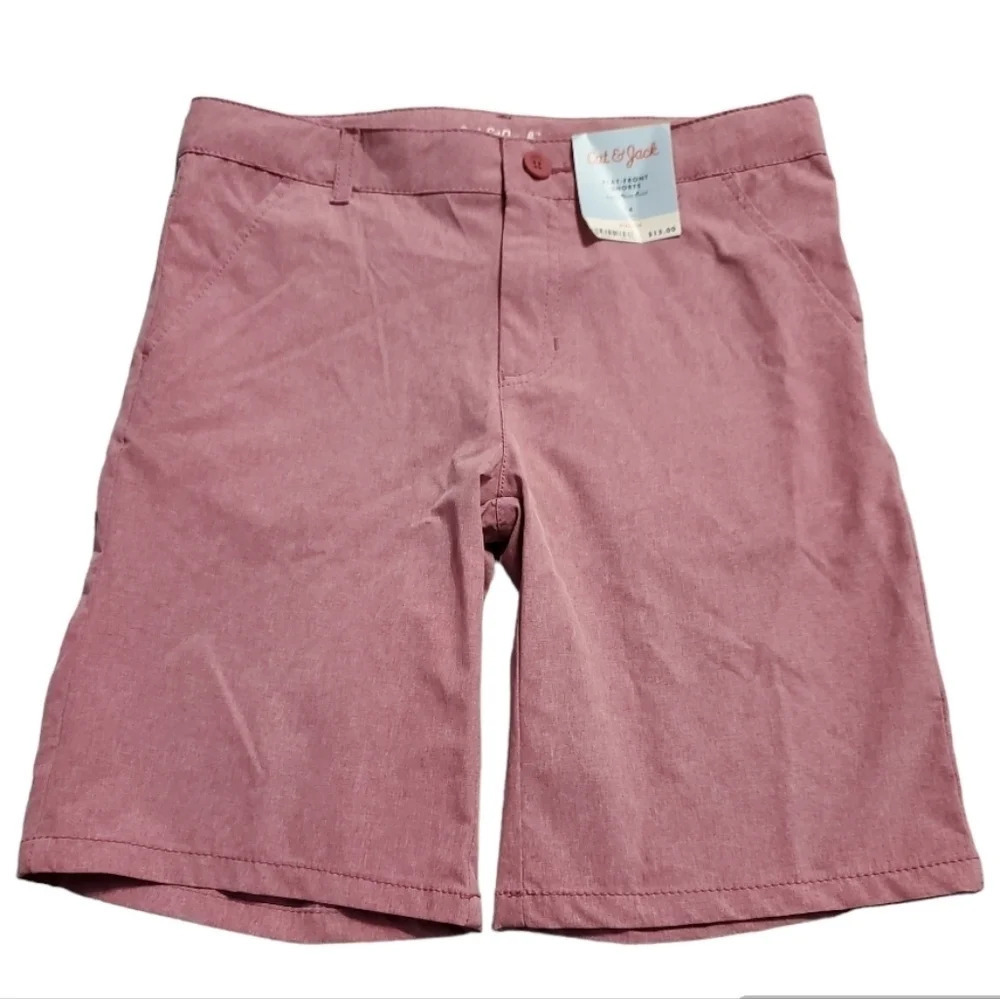 NWT Cat & Jack Boy's Flat Front Shorts 14